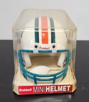 NIB Vintage Riddell Mini-Helmet NFL Miami Dolphins